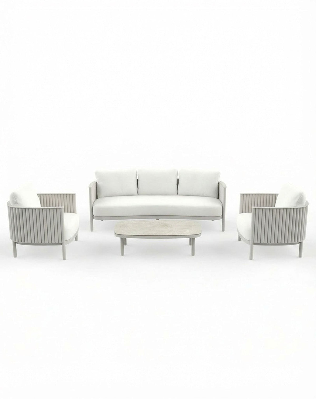 Royalcraft Outdoor Furniture MALI 5-Seater Lounging Set with Coffee Table House of Isabella UK