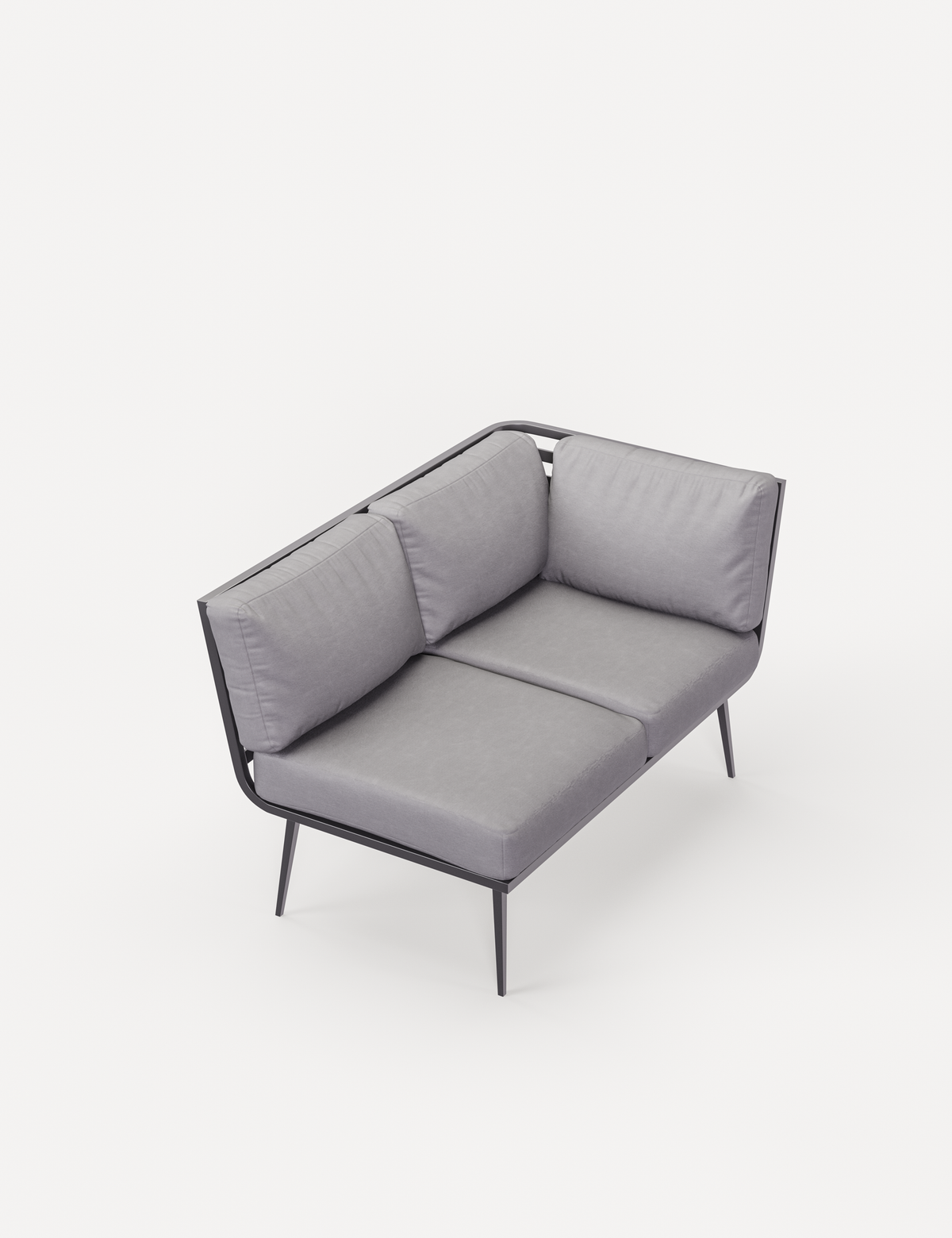 Royalcraft Outdoor Furniture Mayfair Corner Lounging Set with Fire Pit Table and 2 Benches House of Isabella UK