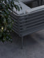 Royalcraft Outdoor Furniture Mayfair Corner Lounging Set with Fire Pit Table and 2 Benches House of Isabella UK
