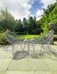 Royalcraft Outdoor Furniture Monaco 2 Seater Egg Chair Bistro Set - Grey House of Isabella UK