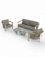 Royalcraft Outdoor Furniture NAIA 5 Seater Lounging Set with Coffee Table House of Isabella UK