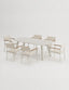 Royalcraft Outdoor Furniture NEXO 6-Seater Dining Table and Chairs House of Isabella UK