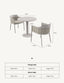 Royalcraft Outdoor Furniture OLMA 2-Seater Bistro Set House of Isabella UK