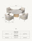 Royalcraft Outdoor Furniture OLMA 4-Seater Dining Table & Armchairs House of Isabella UK