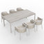 Royalcraft Outdoor Furniture OLMA 6-Seater Dining Table & Chairs House of Isabella UK