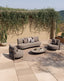 Royalcraft Outdoor Furniture OSLO 5 Seater Lounging Set with Coffee Table House of Isabella UK