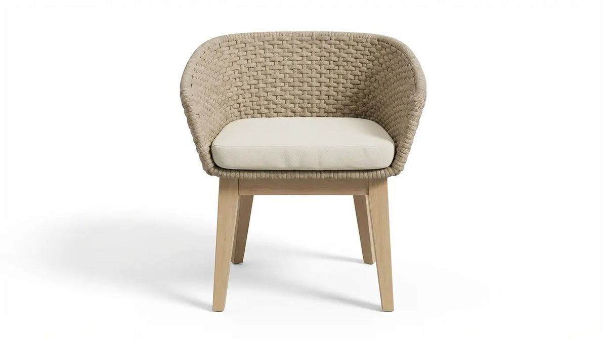 Royalcraft Outdoor Furniture Roma 2 Seater Round Sunray Bistro Set with Eden Dawn Chair House of Isabella UK