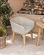 Royalcraft Outdoor Furniture Roma 2 Seater Round Sunray Bistro Set with Eden Dusk Chair House of Isabella UK