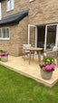 Royalcraft Outdoor Furniture Roma 2 Seater Round Sunray Bistro Set with Roma Dining Chairs House of Isabella UK