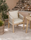 Royalcraft Outdoor Furniture Roma 2 Seater Round Sunray Bistro Set with Roma Dining Chairs House of Isabella UK