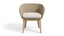 Royalcraft Outdoor Furniture Roma 4 Seater Round Sunray with Terrazzo Insert Dining Set with Eden Dawn Chairs House of Isabella UK