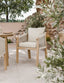 Royalcraft Outdoor Furniture Roma 4 Seater Round Sunray with Terrazzo Insert Dining Set with Roma Dining Chairs House of Isabella UK