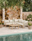 Royalcraft Outdoor Furniture Roma 5 Seater Corner Lounge Set with 90cm Square Coffee Table House of Isabella UK