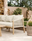 Royalcraft Outdoor Furniture Roma 5 Seater Corner Lounge Set with 90cm Square Coffee Table House of Isabella UK