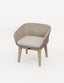 Royalcraft Outdoor Furniture Roma 6 Seater Round Sunray with Terrazzo Insert Dining Set with Eden Dawn Chairs House of Isabella UK