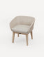 Royalcraft Outdoor Furniture Roma 6 Seater Round Sunray with Terrazzo Insert Dining Set with Eden Dusk Chairs House of Isabella UK