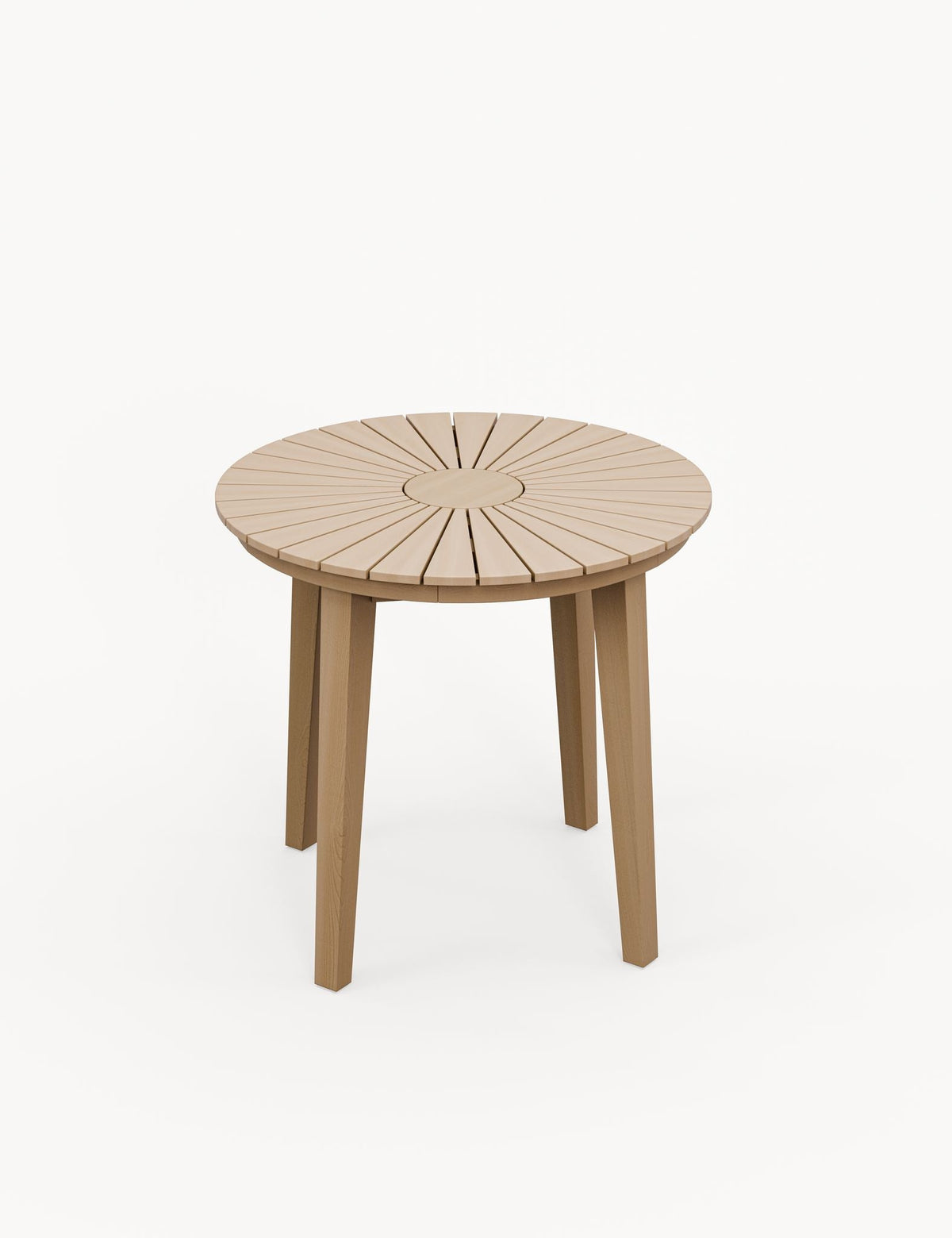 Royalcraft Outdoor Furniture Roma 80cm Round Sunray Bistro Set with Roma Rope Stacking Chairs House of Isabella UK