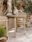 Royalcraft Outdoor Furniture Roma 80cm Round Sunray Bistro Set with Roma Rope Stacking Chairs House of Isabella UK