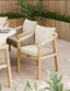 Royalcraft Outdoor Furniture Saturn 8 Seater Ellipse D Conical Dining Set with Roma Dining Chairs House of Isabella UK