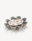 Royalcraft Outdoor Furniture Saturn 8 Seater Ellipse D Conical Dining Set with Sol Dining Chairs House of Isabella UK