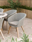 Royalcraft Outdoor Furniture Saturn 8 Seater Ellipse D Conical Dining Set with Sol Dining Chairs House of Isabella UK