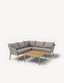 Royalcraft Outdoor Furniture Sol 5 Seater Corner Lounge Set with Square Coffee Table House of Isabella UK