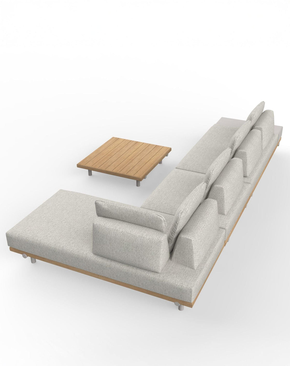 Royalcraft Outdoor Furniture TILT Modular Lounging Sofa Set with Coffee Table House of Isabella UK