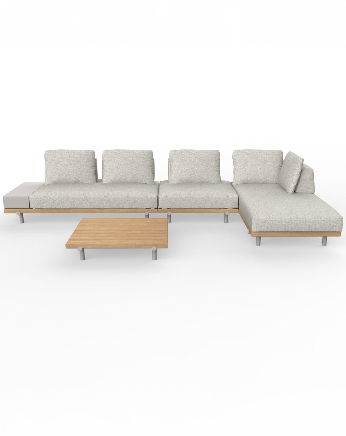 Royalcraft Outdoor Furniture TILT Modular Lounging Sofa Set with Coffee Table House of Isabella UK