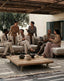 Royalcraft Outdoor Furniture TILT Modular Lounging Sofa Set with Coffee Table House of Isabella UK