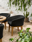 Royalcraft Outdoor Furniture Tuscany 6 Seater Round Dining Set with Eden Night Dining Chairs House of Isabella UK