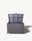 Royalcraft Outdoor Storage Box Charcoal Weave 510L KD Cushion Storage Box House of Isabella UK