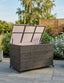 Royalcraft Outdoor Storage Box Charcoal Weave 645L KD Cushion Storage Box House of Isabella UK