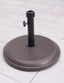 Royalcraft Parasol Bases Polycrete Outdoor Parasol Base 16kg Round - Brown House of Isabella UK
