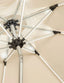 Royalcraft Parasols Crank and Tilt LED Strip Parasol - Ivory House of Isabella UK