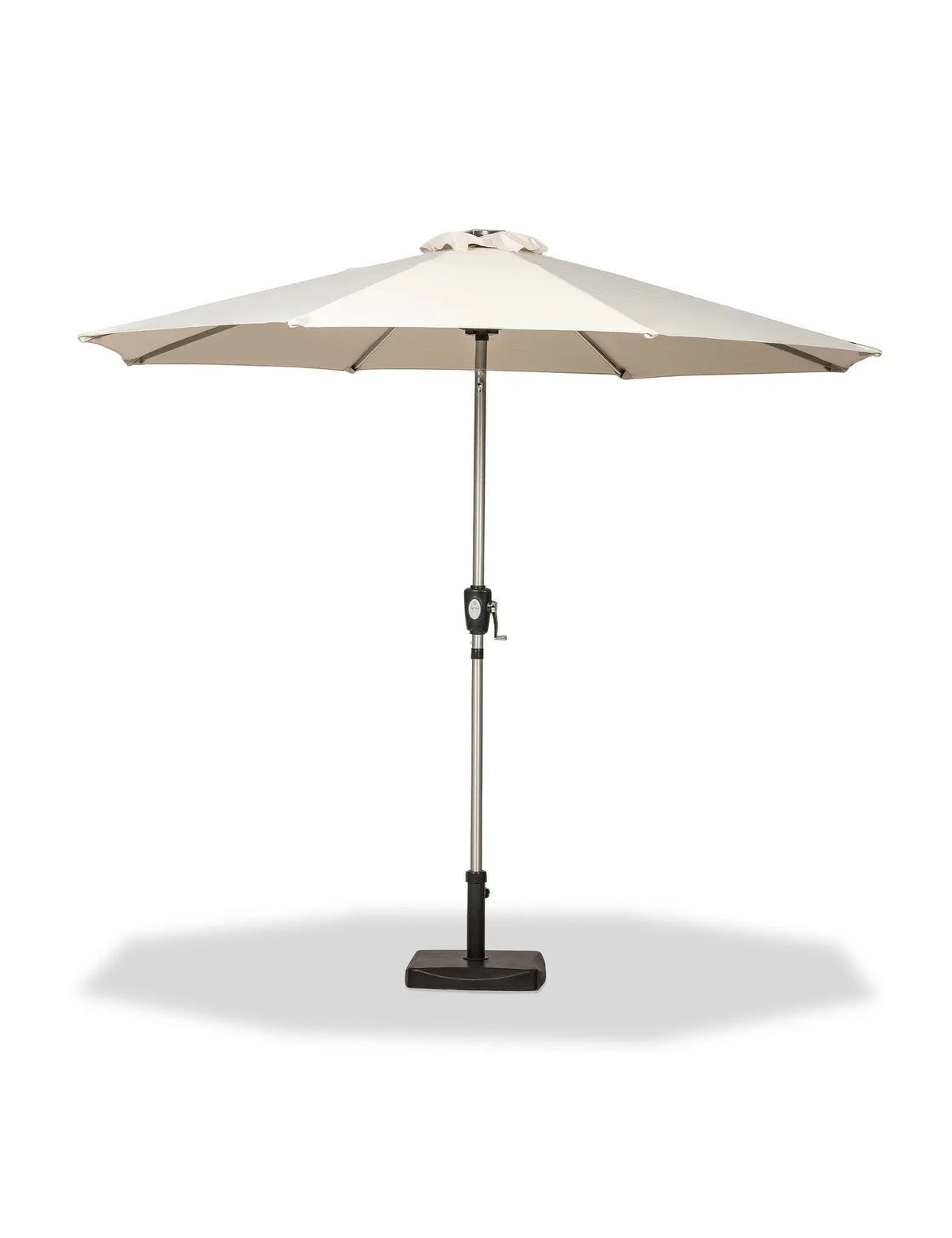 Royalcraft Parasols Crank and Tilt LED Strip Parasol - Ivory House of Isabella UK