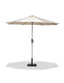Royalcraft Parasols Crank and Tilt LED Strip Parasol - Ivory House of Isabella UK