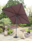 Royalcraft Parasols Crank and Tilt Rectangular Parasol - Grey House of Isabella UK