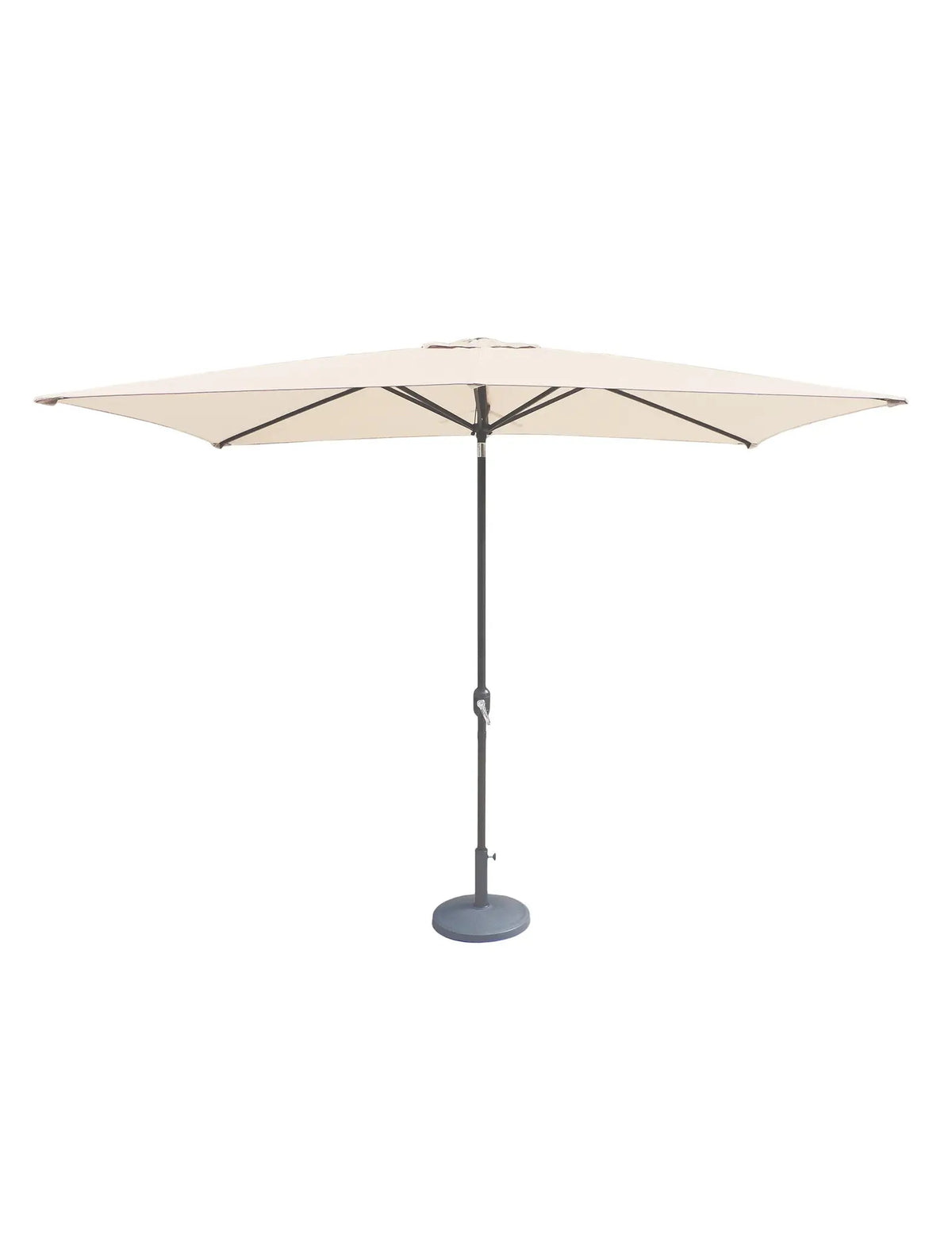 Royalcraft Parasols Crank and Tilt Rectangular Parasol - Ivory House of Isabella UK