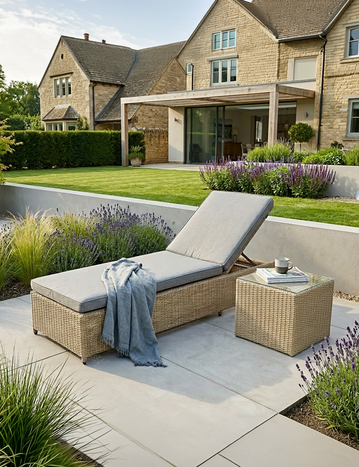 Royalcraft Sun Lounger Wentworth Sun Lounger House of Isabella UK