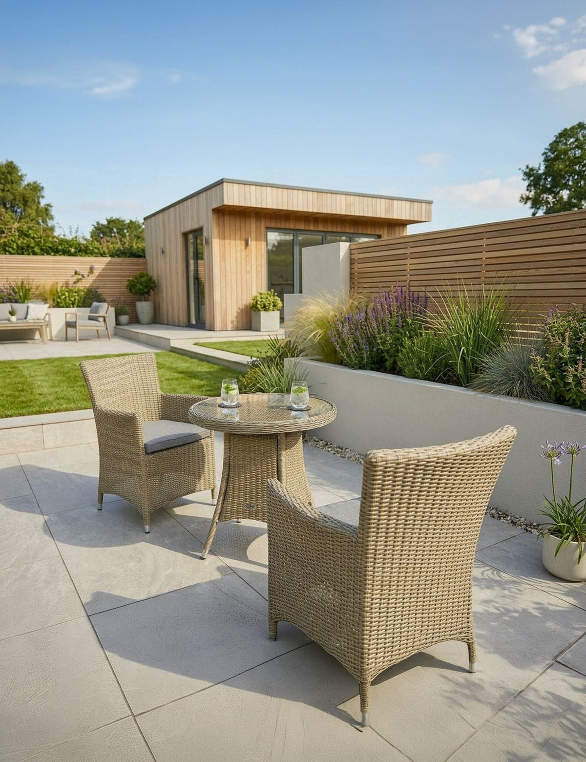 Royalcraft Wentworth 2 Seater Carver Bistro Set House of Isabella UK