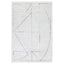 Costilla Modern White 6 X 9 Rug