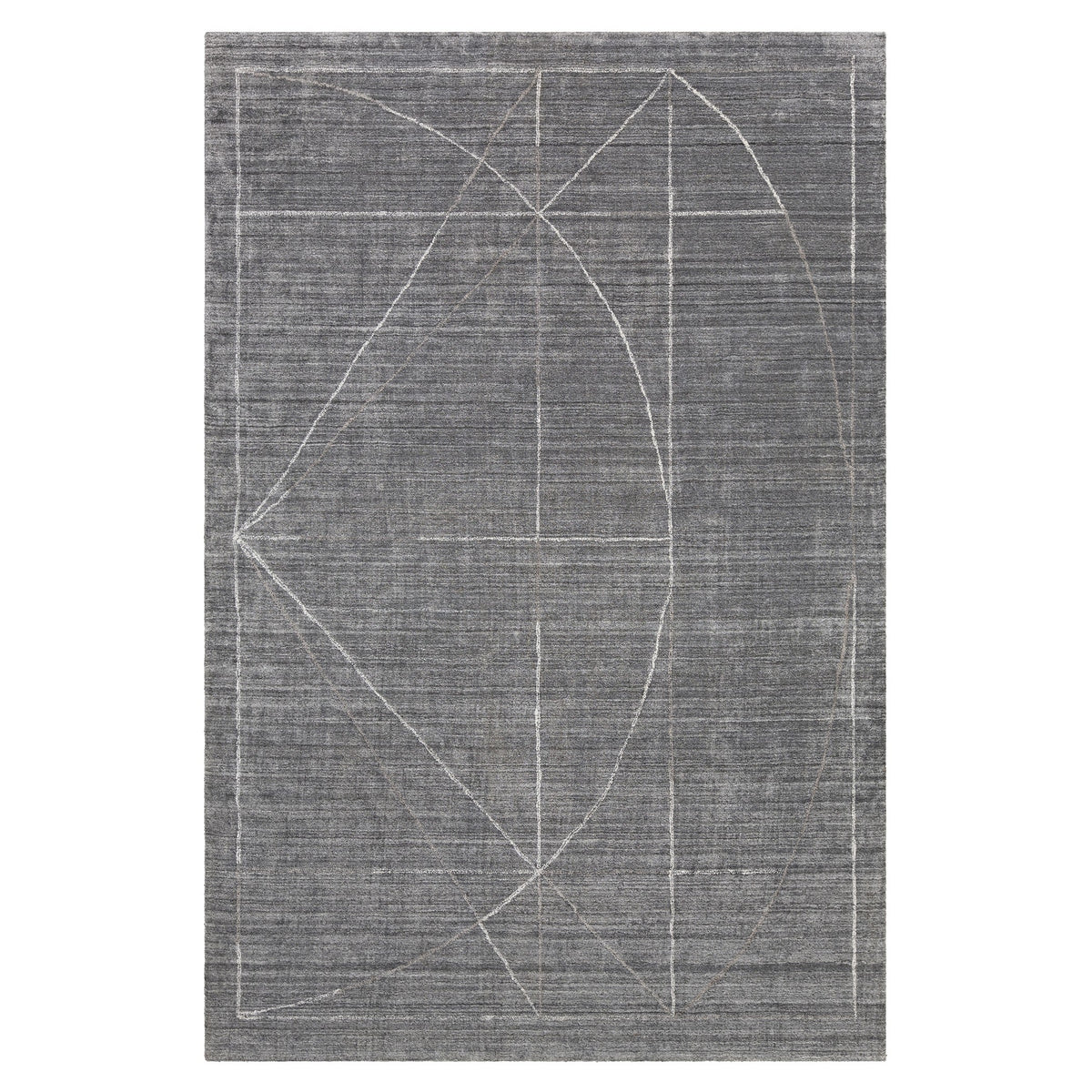 Costilla Modern Rug in Grey - 244 x 305 cm