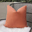 Rust Outdoor Cushion  with Cream Piping - 43 x 43cm