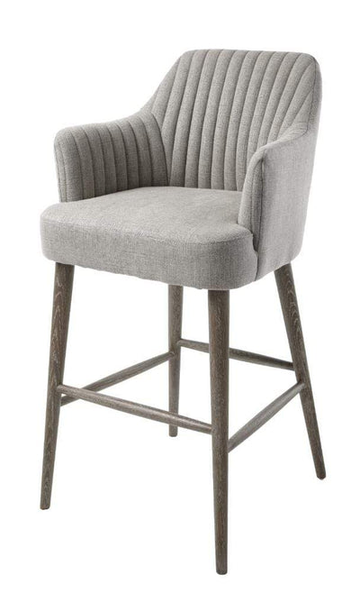 RV Astley Dining Blisco, Bar Stool in warm grey | OUTLET House of Isabella UK