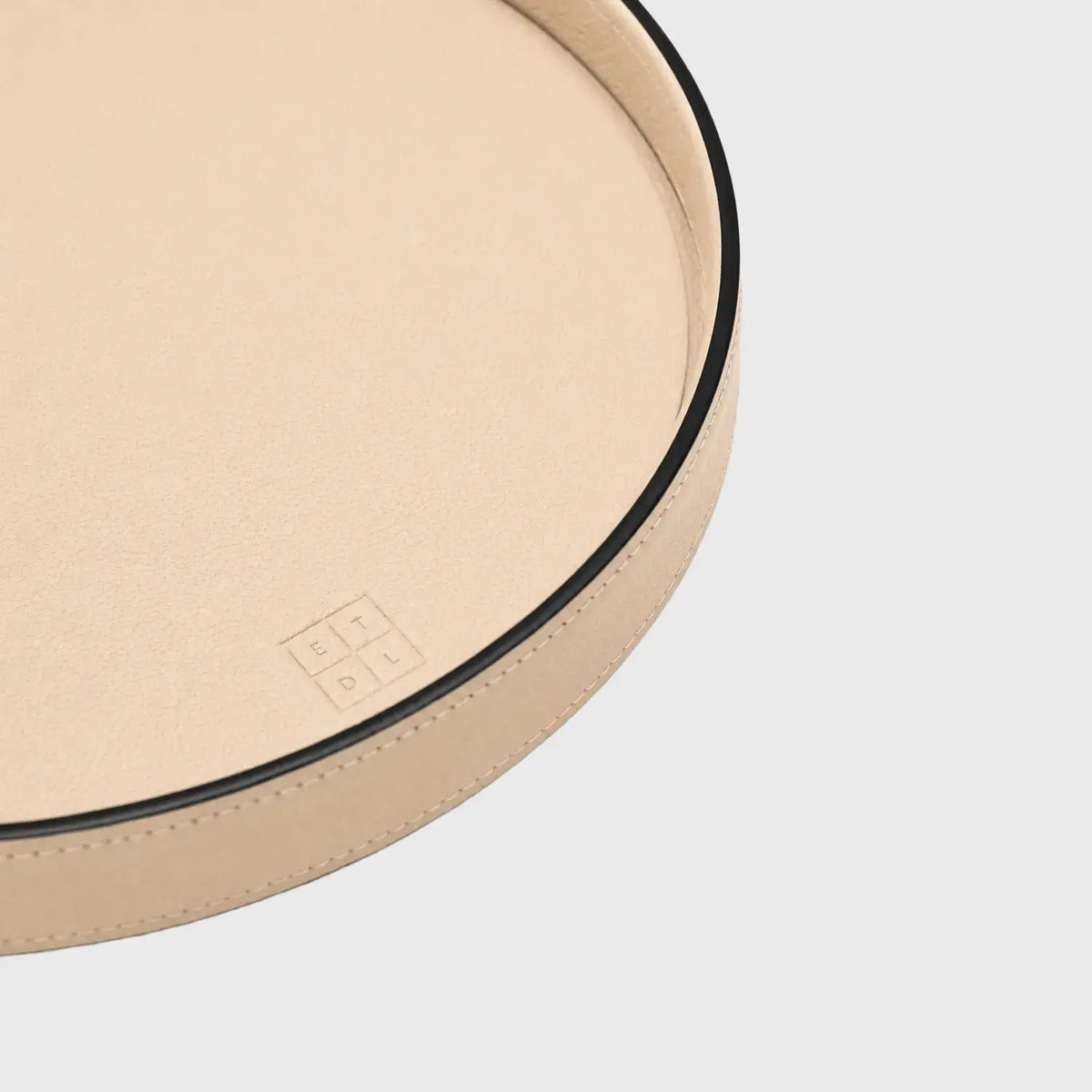 Selvedge Round Tray Pumice