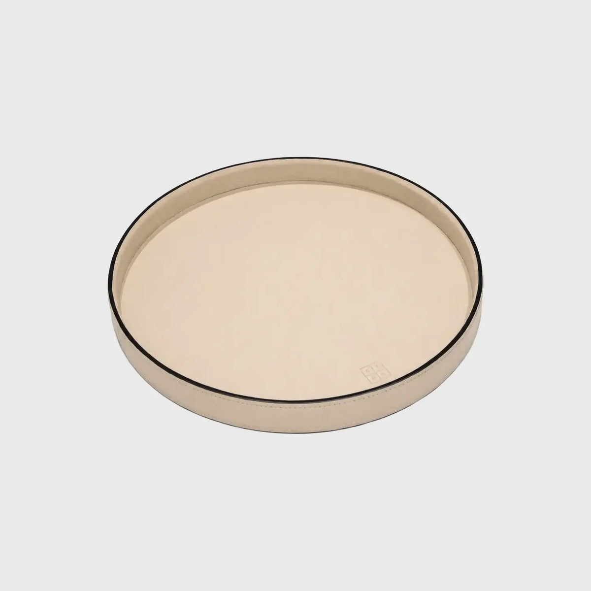 Selvedge Round Tray Pumice