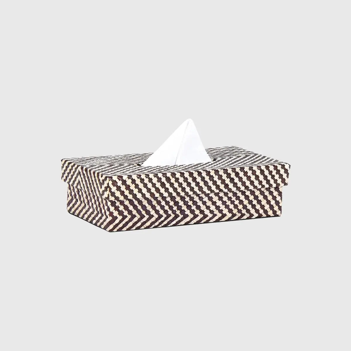 Pandanus Tissue Box Zig Zag