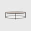 Forged Oval Coffee Table Bronze Nera