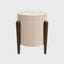 Skylon Pumice Leather Stool