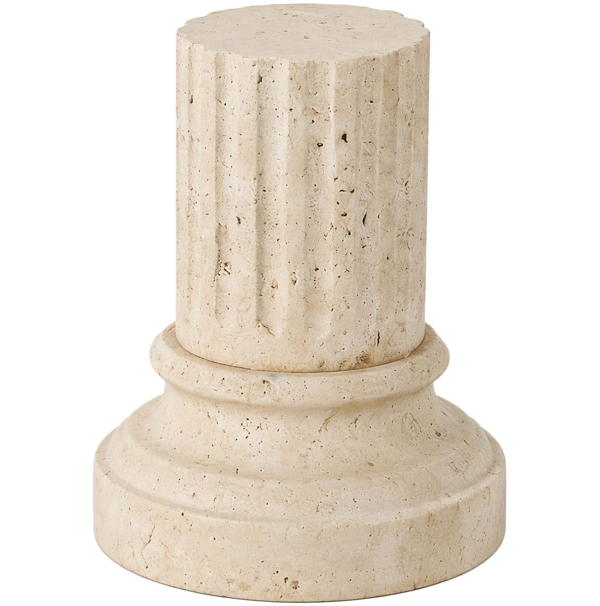 Marcello Decorative Object in Travertine - Small
